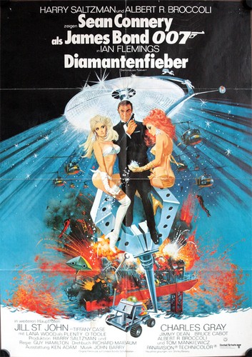 Diamantenfieber filmposter - diamantenfieber, ea